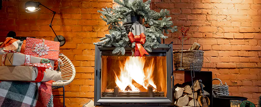 Travis Industries Linear Gas Fireplace Installation in Manitowoc, Wisconsin