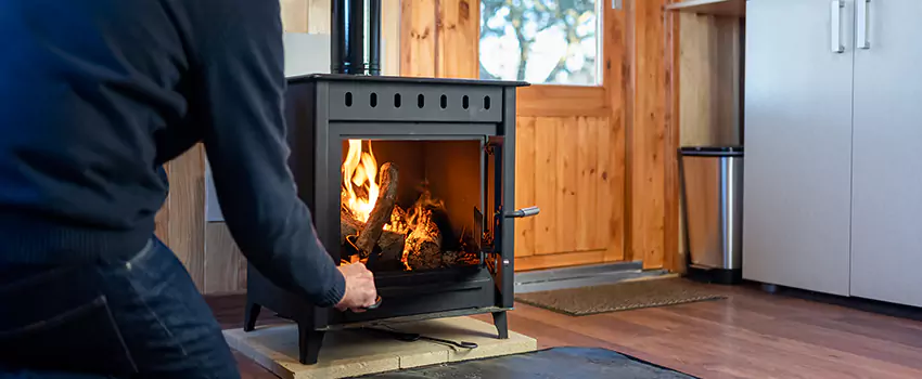 Open Hearth Wood Fireplace Installation in Manitowoc, WI