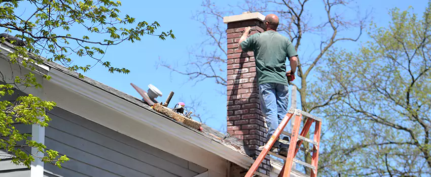 Vinyl and PVC Chimney Flashing Installation in Manitowoc, WI