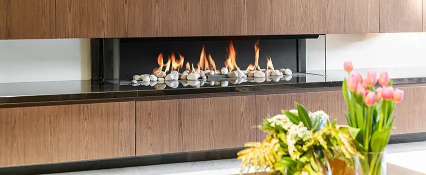Double-height Fireplace Design Refurbishment in Manitowoc, Wisconsin