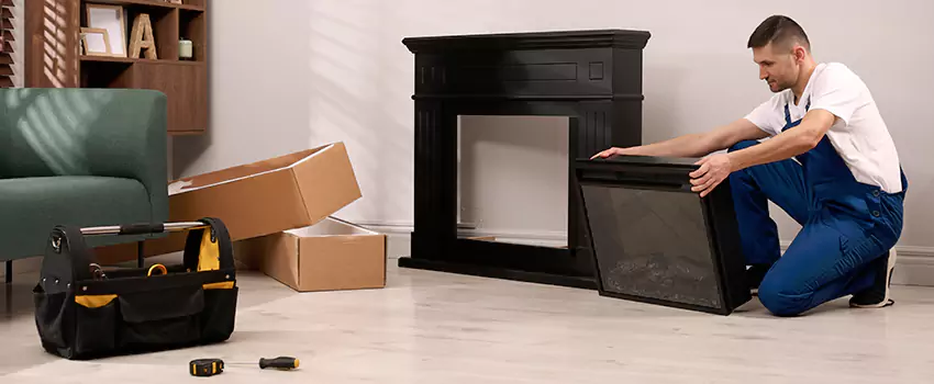 Old Rusted Metal Fireplace Repair And Replacement in Manitowoc, WI